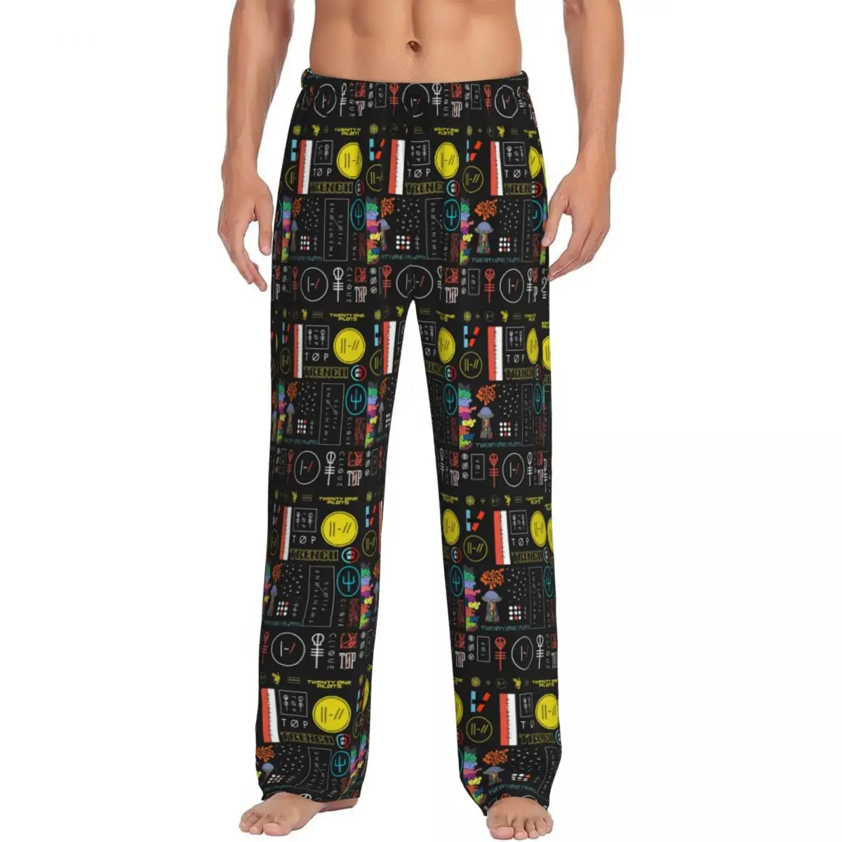 

Custom Men T-Twentys One P-Pilots Pajama Pants Print Sleep Sleepwear Bottoms with Pockets