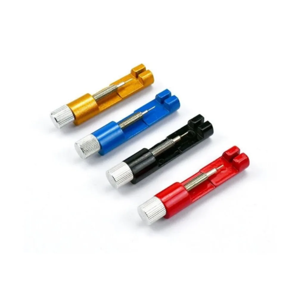 Watch Link Removal Tool Kit, Stainless Steel Watch Band Adjuster with 3 Spare Pins for Strap Repair