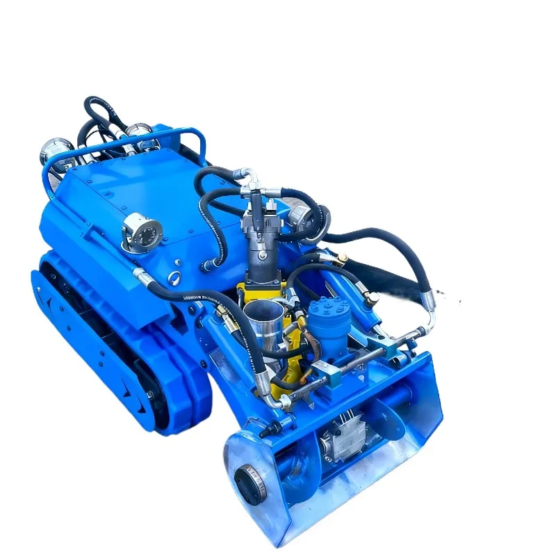 Explosion-proof cleaning machine for chemical plant Municipal box culvert dredging mud robot y