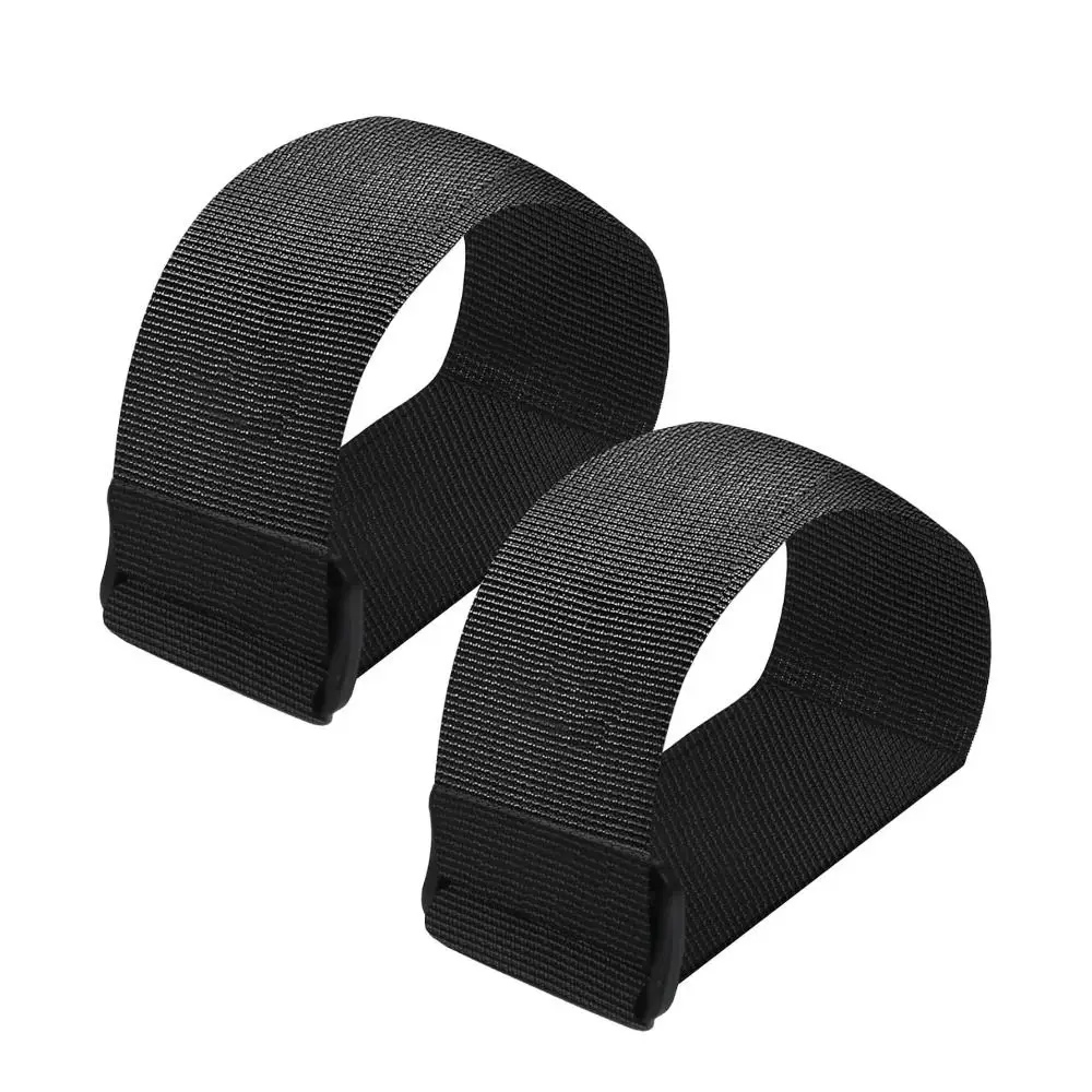 2pcs Non-Slip Leg Exerciser Pedal Straps Universal Durable Bike Pedal Straps Adjustable Elliptical Machines Pedal Straps Fitness