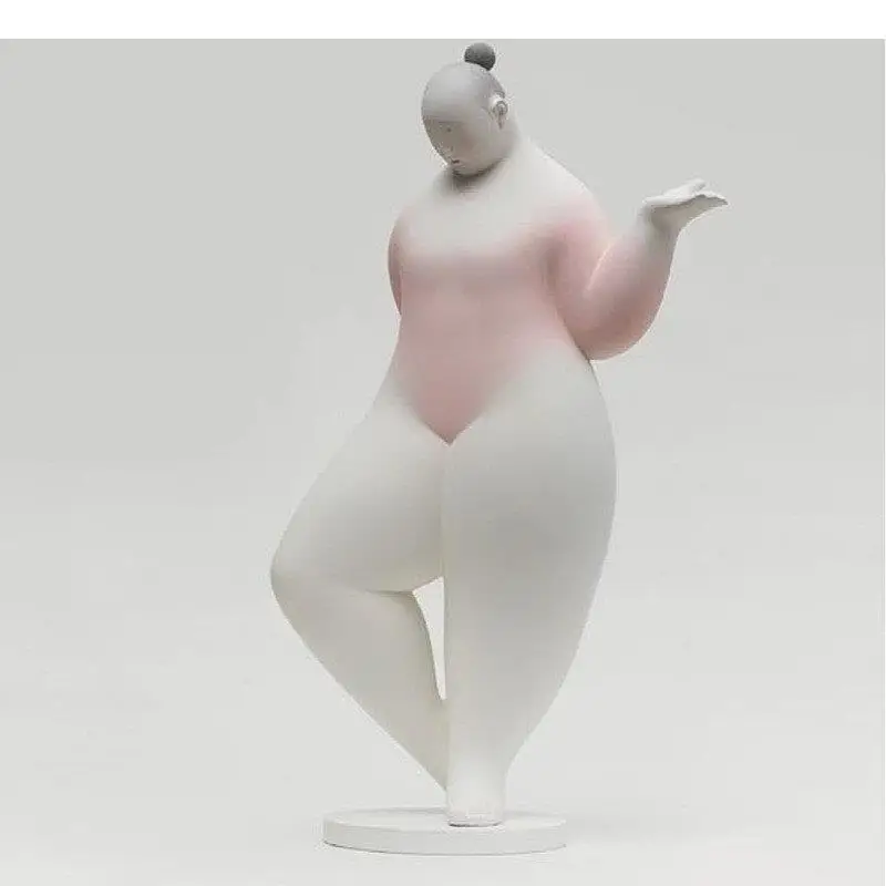 

Abstract Fat Female Body Sculpture Resin Artwork Figurine Character Statue Ornament Home Decoration Accessories Crafts Gift