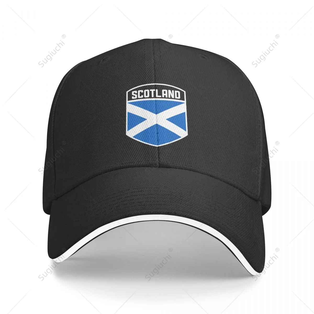 Gorra de béisbol multifunción con escudo de bandera de Escocia para hombre, gorra deportiva informal, sombrero de Golf, pesca al aire libre