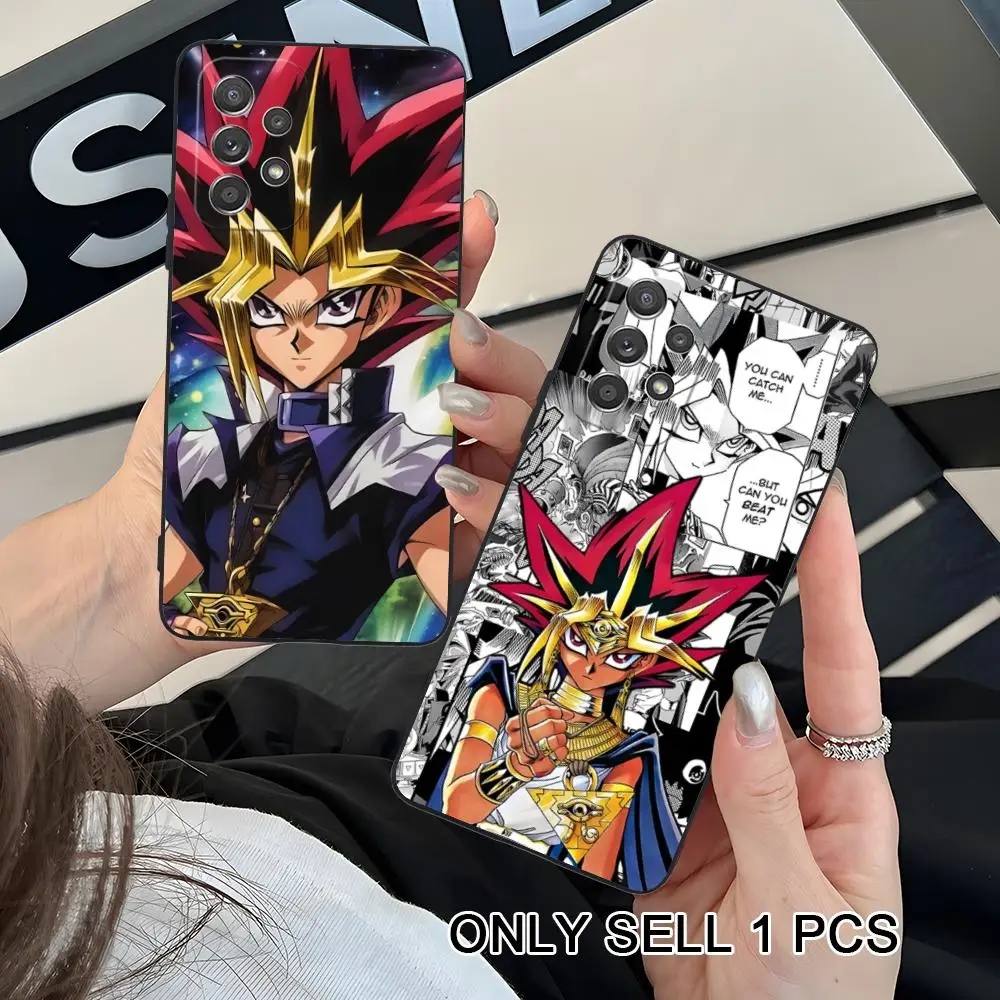 Yugioh Yami Yugi Phone Case for Samsung Galaxy A57 56 55 54 53 52 51 37 36 35 34 33 32 31 5G Soft TPU Shockproof Cover