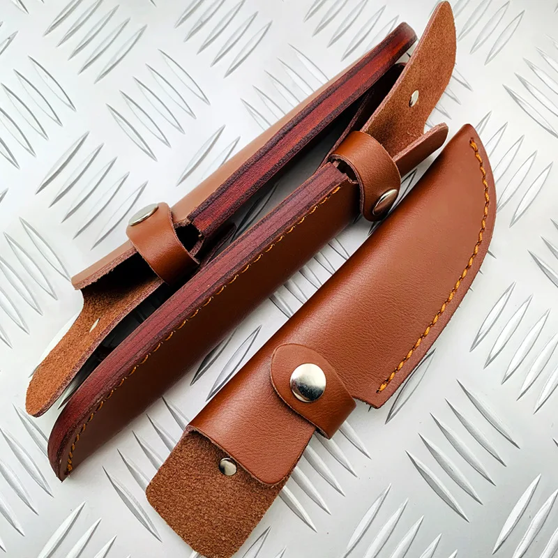 Leather Knife Cover Fit Dimensions of Conventional Small+Medium Straight Knives