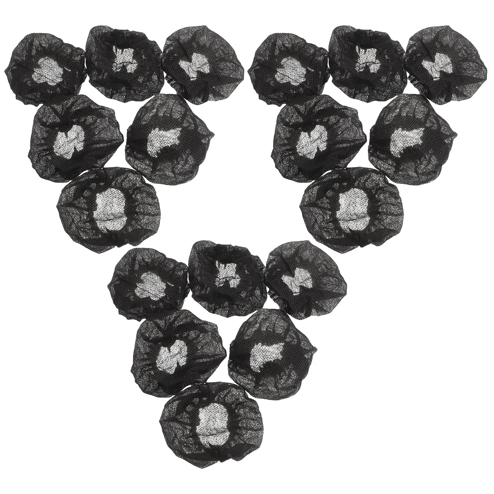 

200Pcs Microphone Windscreen Covers Disposable Elastic Fit Noise Reduction Protective Cap for KTV Recording Interview
