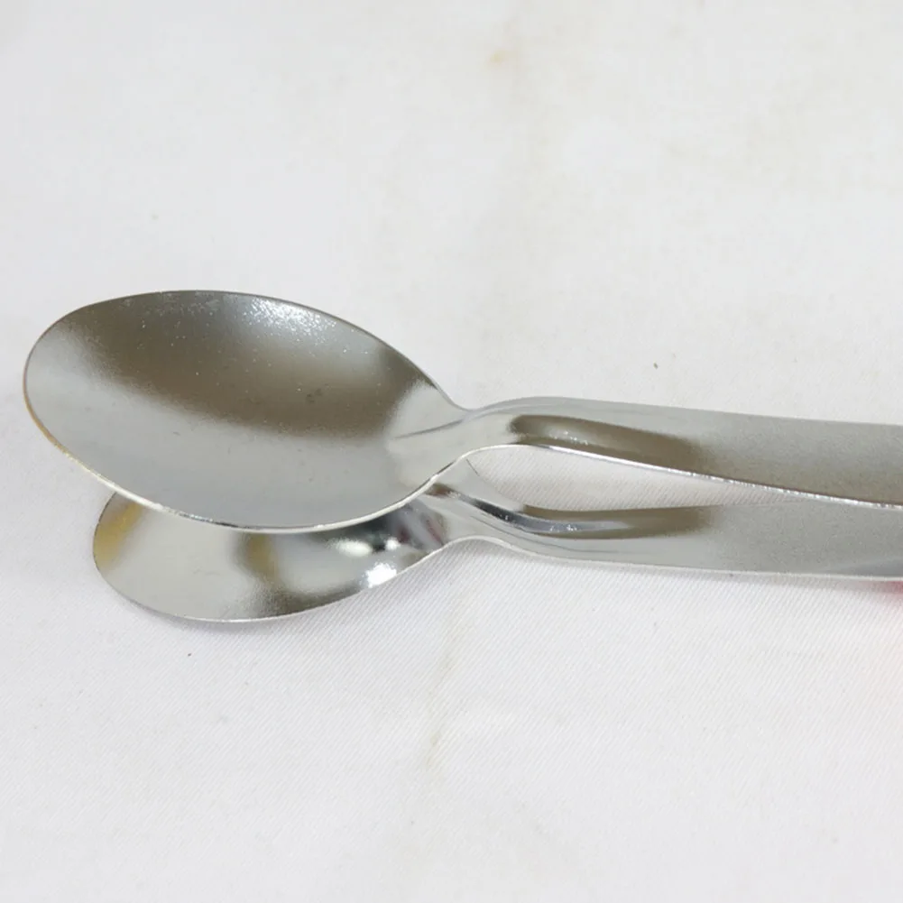Spoon Musical Spoon Musical Spoons Metal Musical Spoon Weddings. Bars Metal Silver Percussion Instrument 8.07x1.65x1.61inches