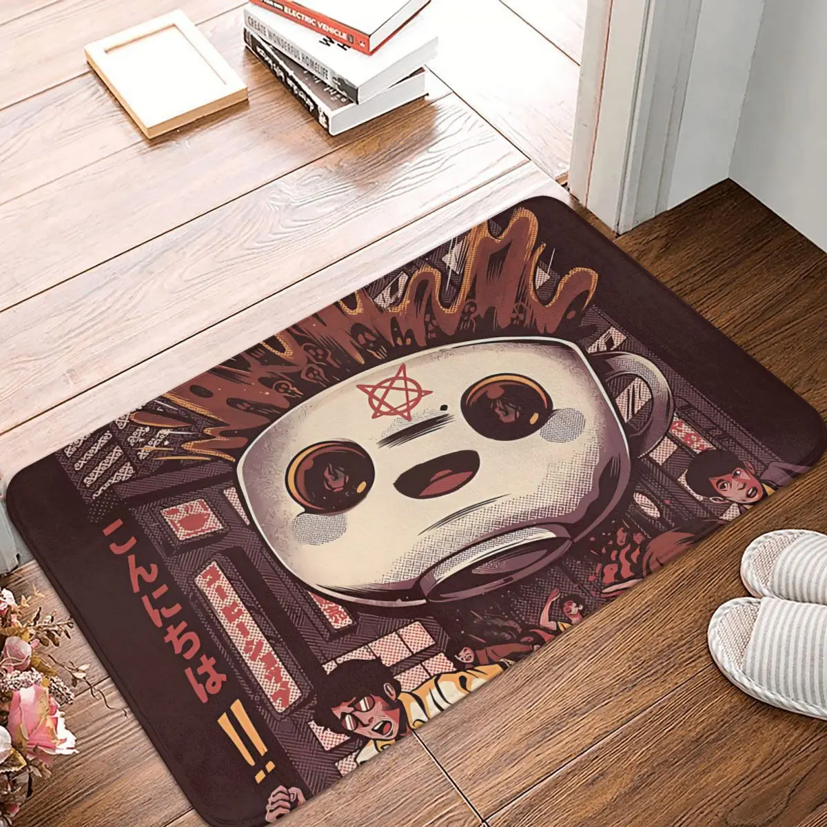 Black Magic Coffee Meme Y2K Non-slip Rug Doormat Kitchen Mat Floor Carpet Bedroom Decor