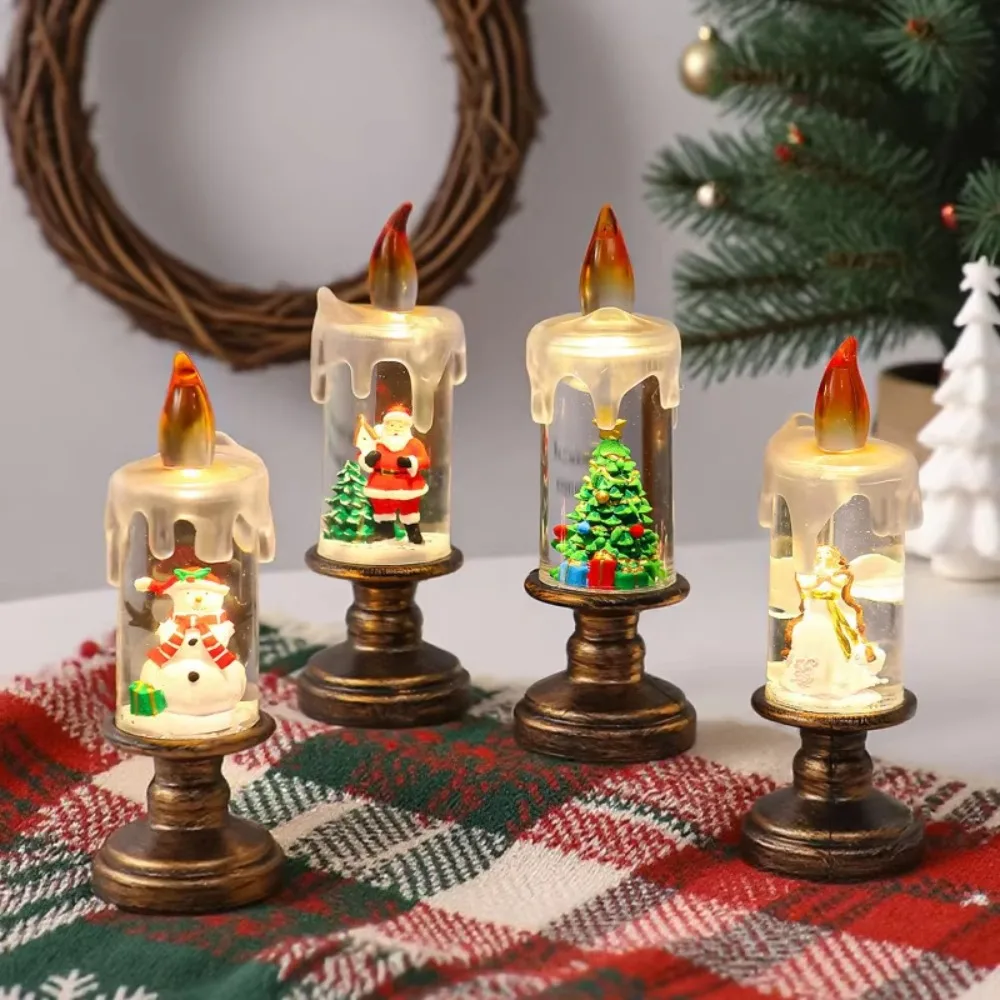 

New Christmas Decorations Light Emitting Diode Candle Light Crystal Light Creative Christmas Gifts, Party Decorations
