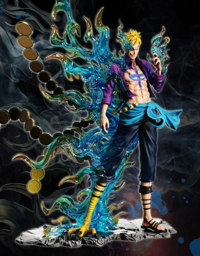 

34cm One Piece Figure Original Marcothe Phoenix Figurine Pvc Gk Statue Doll Room Ornaments Collectable Toy Gift Anime Peripheral