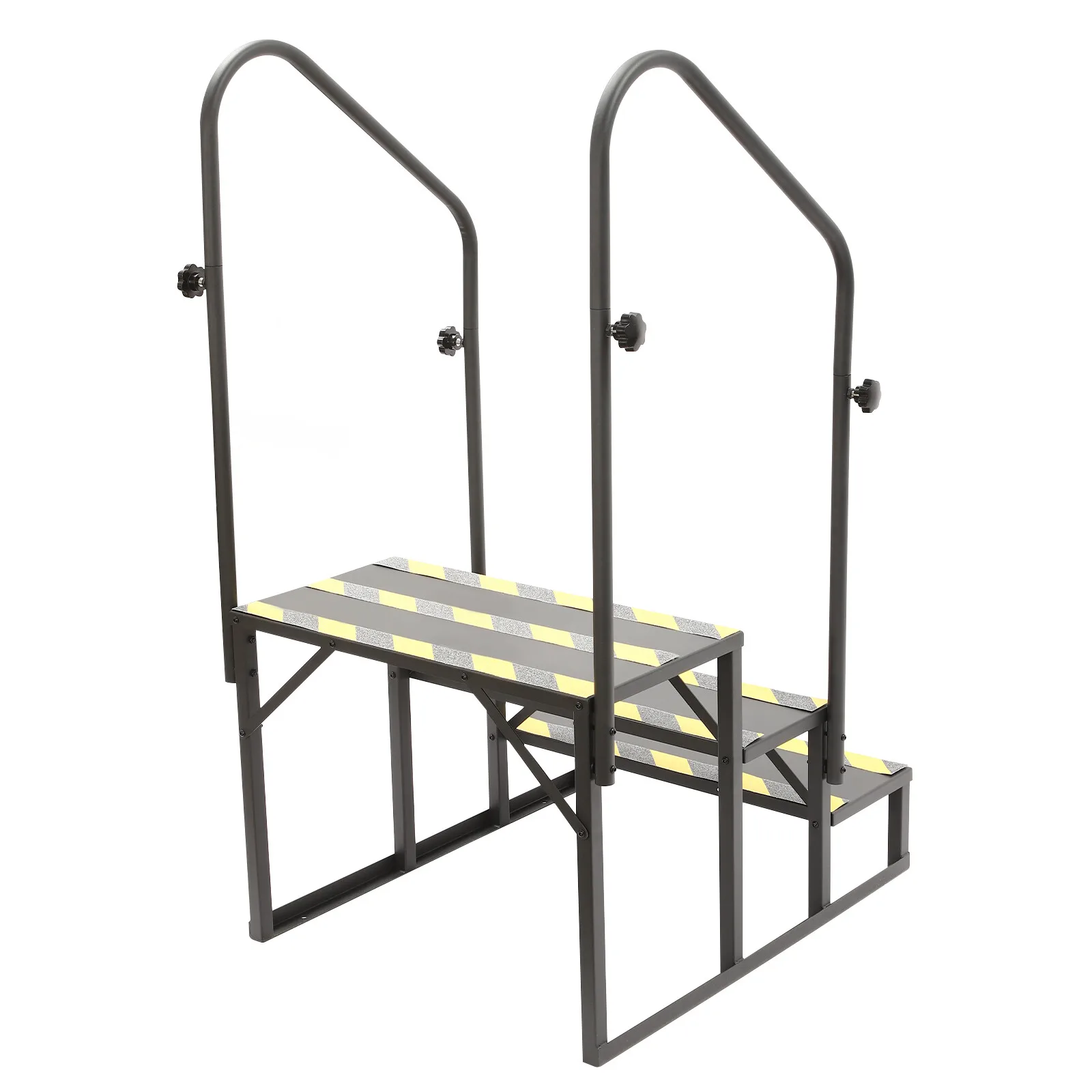 Pour la maison RV Camper Porche 3 marches escaliers, marches RV avec main courante, marches d'escalier