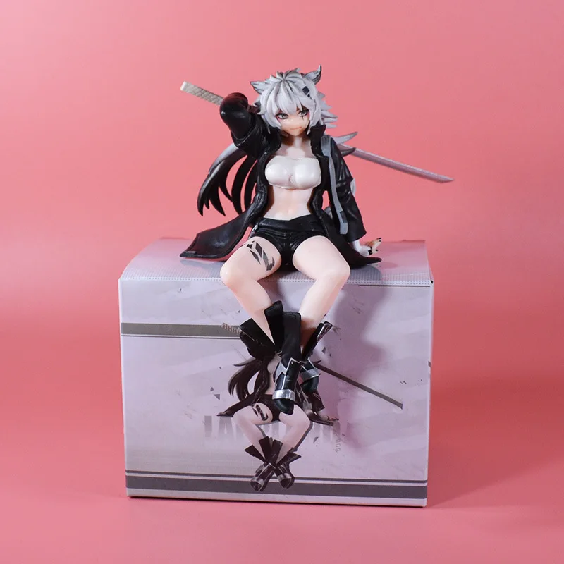 Furyu Arknights 15 cm Amiya Lappland bouchon de nouilles-Anime Kawaii PVC figurine à collectionner modèle Statue jouet cadeau pour les enfants