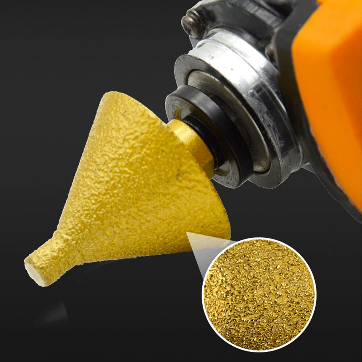 

1Pcs Diamond Chamfer Corn Drill Bit Enlarged Hole Beveling Grinding Tools 38/50mm For Granite Marble Tiles Cutting Cone Carve
