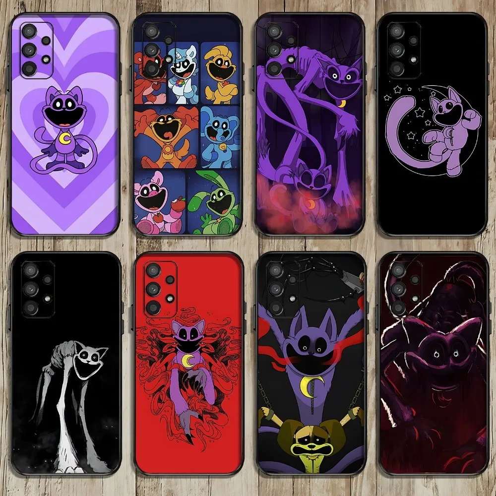 P-Poppies P-Playtimes Phone Case For Samsung Galaxy A52 A12 A51 S21 Edge S22ULTRA S23 S20LITE Plus Ultra Black Cover