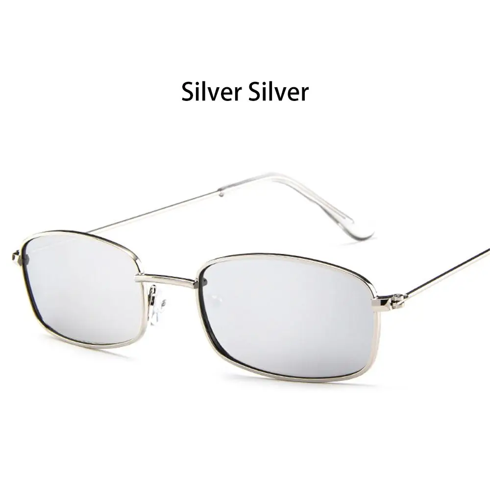 ✨Women\'s Grey Small Narrow Rectangle Sunglasses Retro Skinny Sunnies Eyewear Amazon.com: SOJOS Small Y2k Narrow Rectangle Sunglasses  main image 3