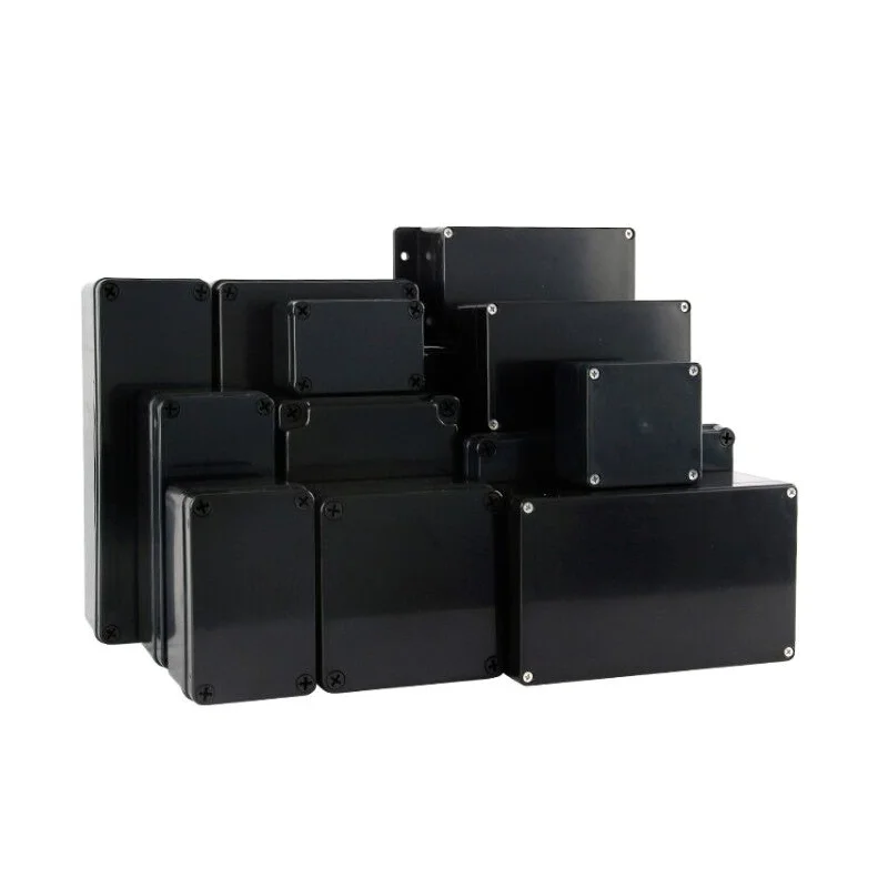 

Outdoor Waterproof Enclosure Plastic Box Electronic Project Instrument Case Electrical Project Box Black Junction Box Housing