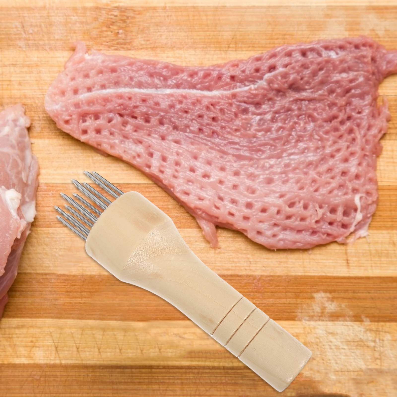 

Meat Loosener Hammer Mallet for Tenderizer Home Kitchen Steak Manual Tool Heavy Duty