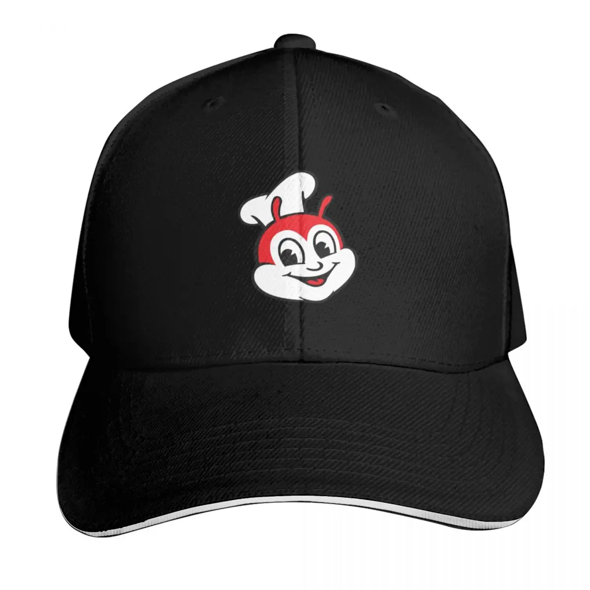 Classic Jollibee fast food logo Classic Baseball Cap Quick Dry Performance Cotton Twill Breathable Contrast Two Tone Brim
