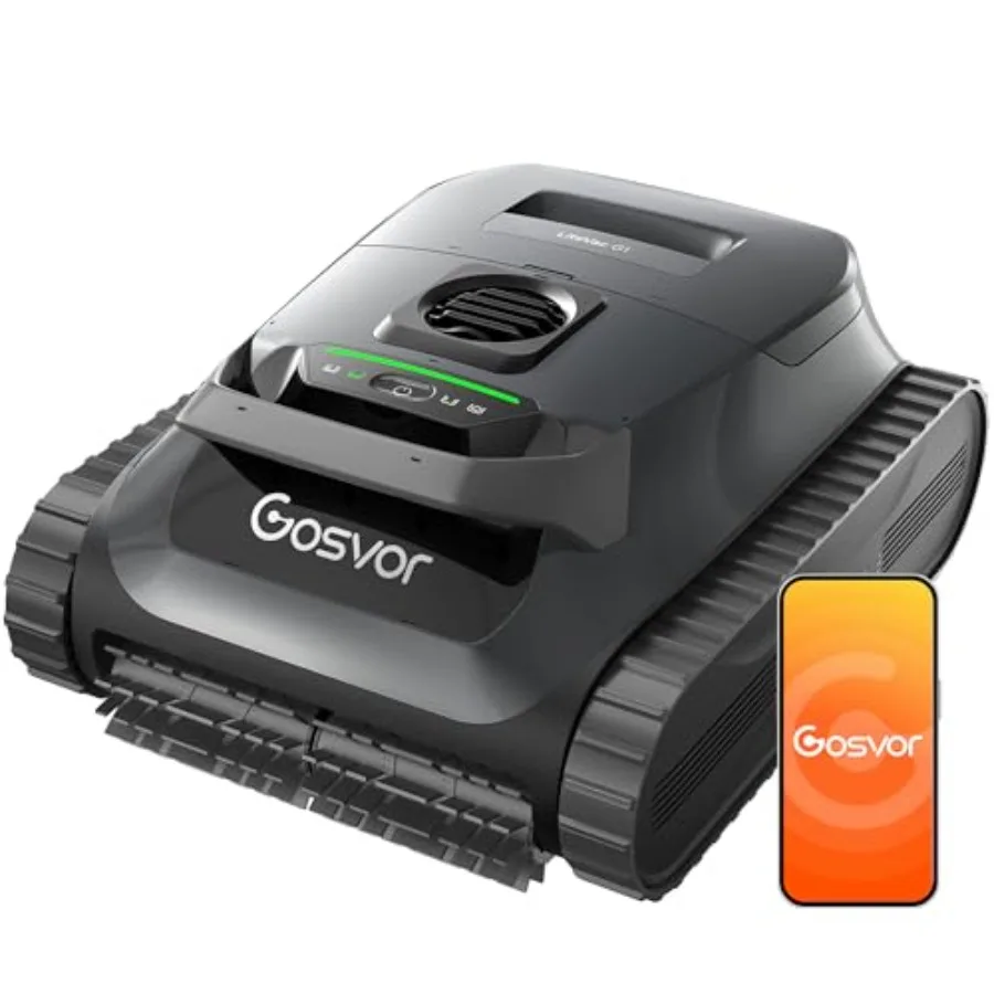 2026 New Pool Vacuum LiteVac G1 Wall Waterline Platform Cleaning 15.2 lbs Ultra-Lightweight Up to 200-Min Runtime Double Filtra