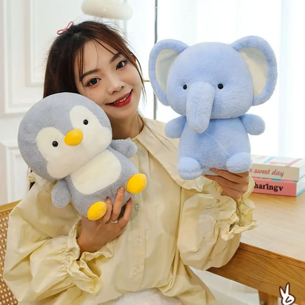 

Little pig Little Bear Plush Toy Pet Cartoon Elephant Plush Doll Soft Cute Animal Penguin Doll Kids Birthday Christmas