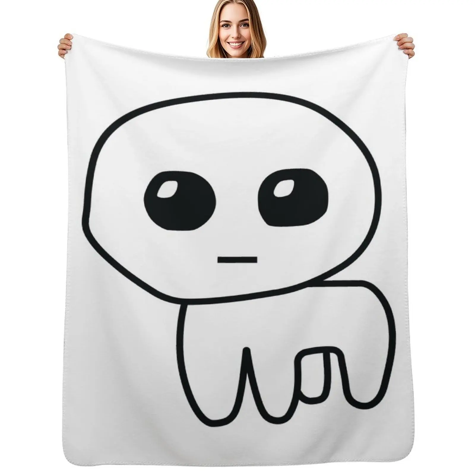 

HD - Yippee Meme / TBH Creature Throw Blanket Ultra Soft Flannel Fleece Blanket for All Seasons