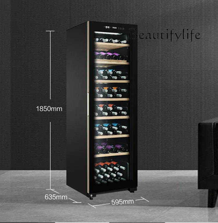 A grande capacidade refrigerou o armário do vinho, vinho tinto do agregado familiar, temperatura constante, comercial