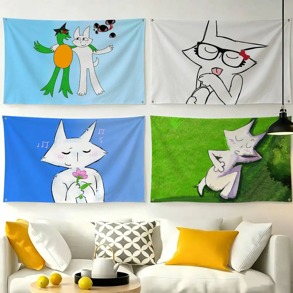 House of Puso-oo  Flags Wall Hanging Tapestry Outdoor Garage Room Decorative flag Background Blanket