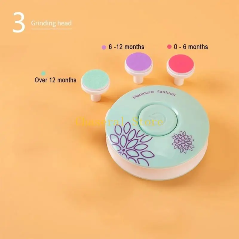 e7ce اطفان رعاية الأظافر آمنة مسمار القاطع قاطع الطفل الكهربائية القطع الأظافر الأطفال تلميع الأظافر manicure مجموعة