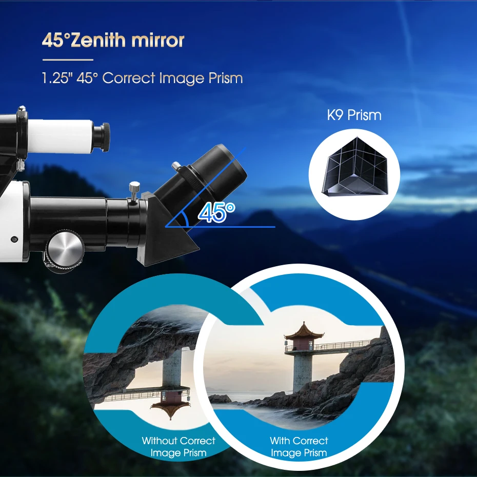 SVBONY SV501P Telescope for Beginners Adults, Astronomical Refracting Telescope for Gift Moon Planets, Astronomical Telescope