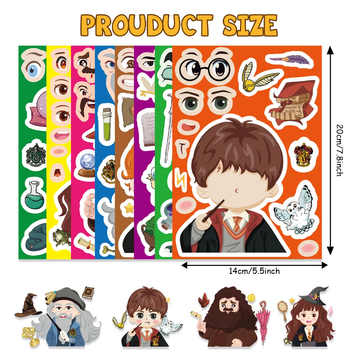 Hot Harry Potter Tattoo Stickers Tattoo Sticker Water Transfer Disposable Stickers Little Harry Potter Tattoo notebook Stickers