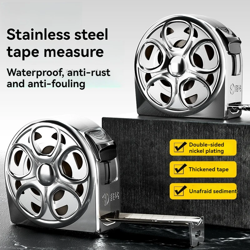1PC Measuring Ruler 3 Meters 5 Meters 10 Meters Thickened And Hardened Household Box Ruler Steel Tape Measure