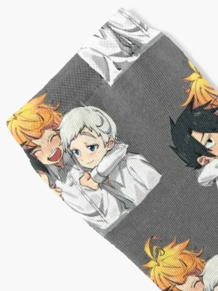 The Promised Neverland Socks floral heated halloween Hiking boots Socks Female Men's