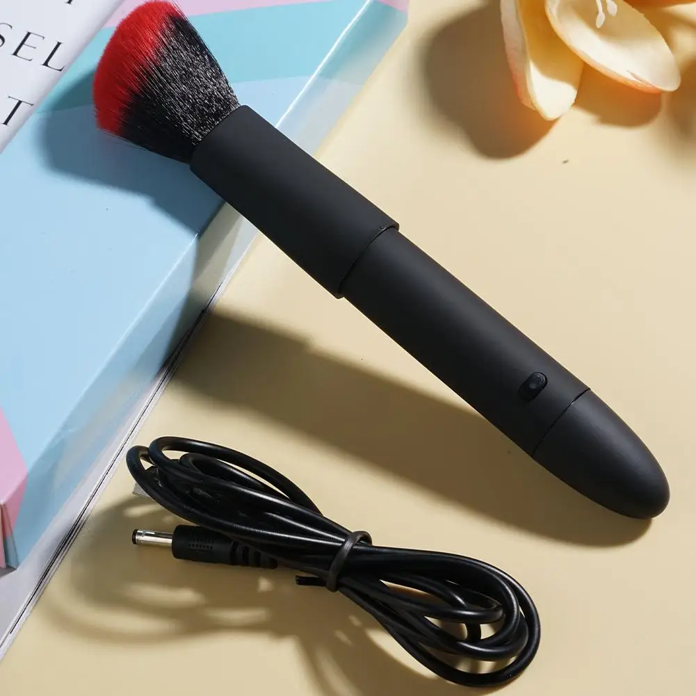 New Vibration Cosmetics Makeup Face Brush with 10 Vibration Frequencies For Quick Makeup Electric Makeup Puff Applicator