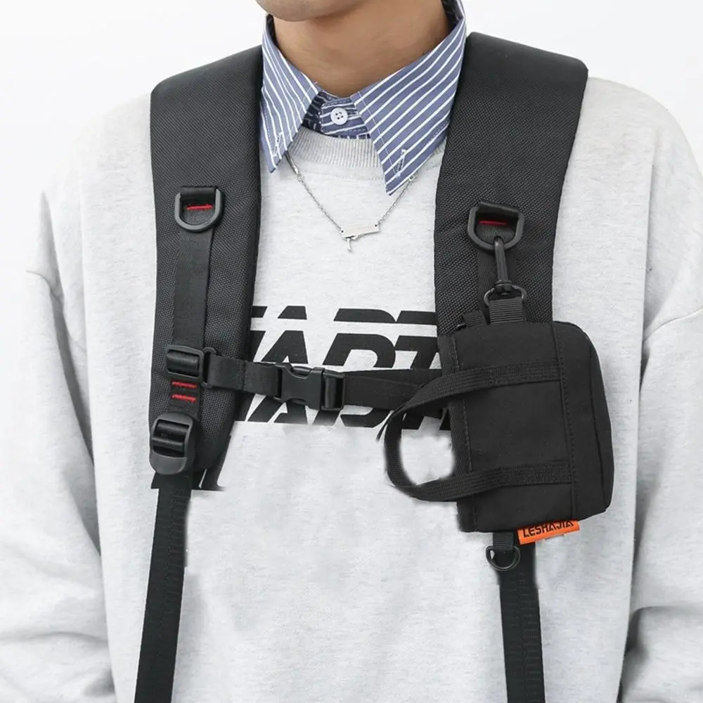 

Portable Nylon Coin Purse Pendant Keychain Card Holder Small Storage Bag Lightweight Zipper Pouch Men Wallet Earphone Bag