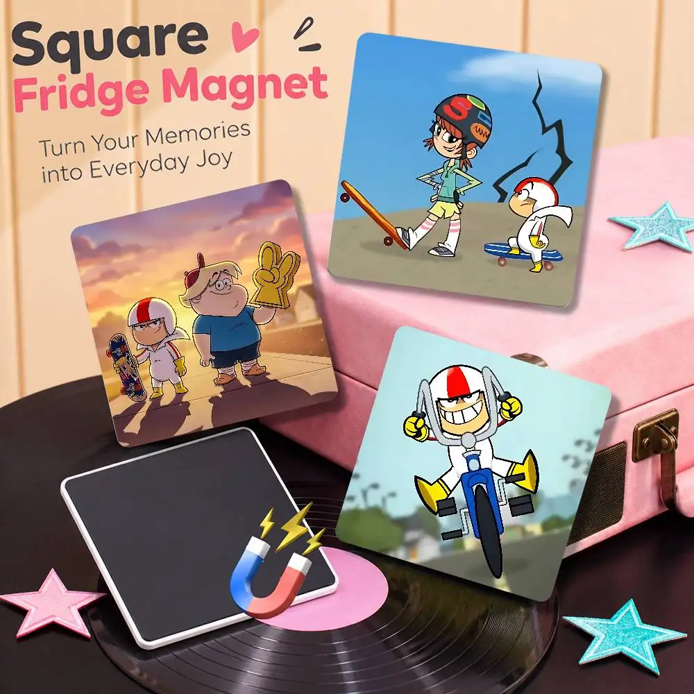 E-Extreme challenges Kick Buttowski Magnetic Refrigerator Magnets Cute And Creative Refrigerator Magnets Souvenirs And Gifts