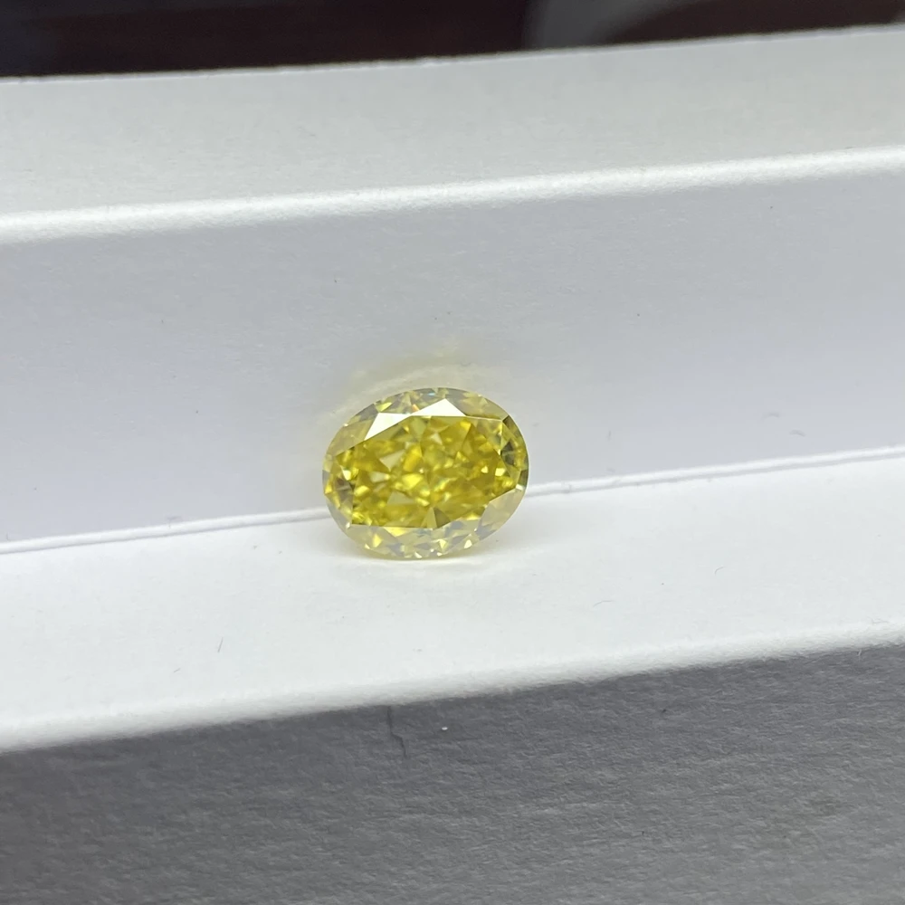 Light Yellow Dan shape DVVS1 Color Real Moissanite Stone 0.5-8ct Lab Diamond Loose Gemstones with GRA for Jewelry making