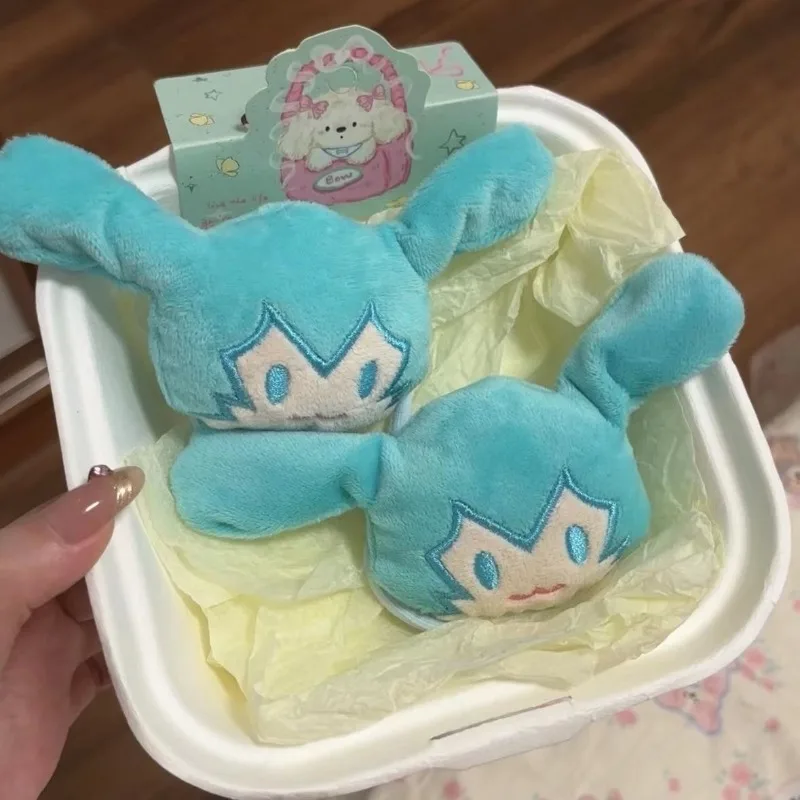 

Kawaii Hatsune Miku Cute Simple Headband Anime Peripheral High-looking Miku Sweet Small Intestine Ring Hair Headband Girl Gift