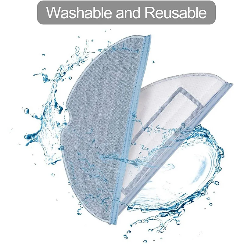 BAAN-2 ชุดชุดอุปกรณ์เสริมสําหรับ Roborock S7 S7 Plus T7S T7S Plus เครื่องดูดฝุ่นหุ่นยนต์หลักแปรงด้านข้าง Mop Pads ตัวกรอง