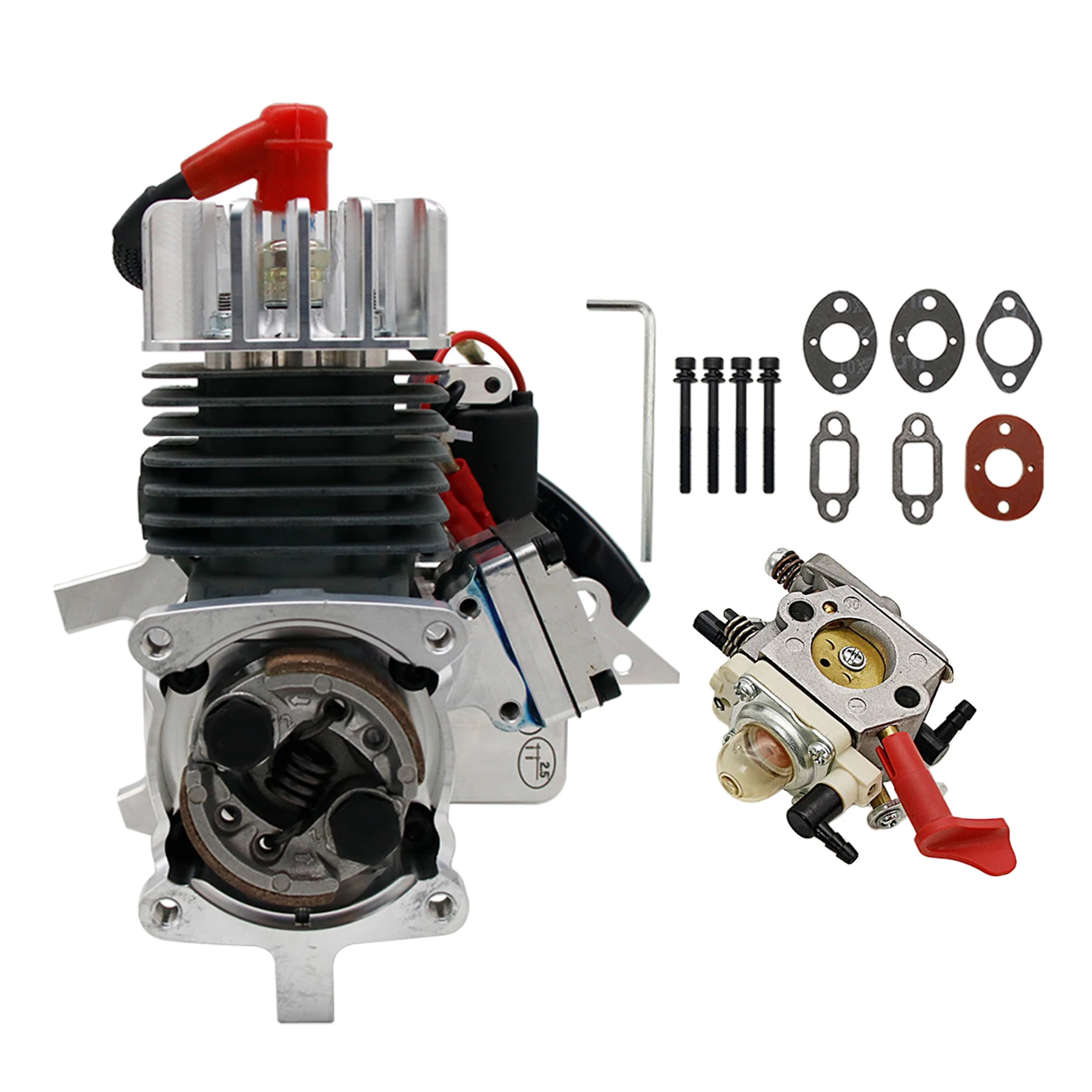 9.5PK 29CC, 11PK 32CC Competitieve Racing Reed Case CNC Motor voor 1/5 RC Auto Hpi Rofun Km Rovan Baja LT MCD DBXL FG GoPed Redcat - afbeelding 2