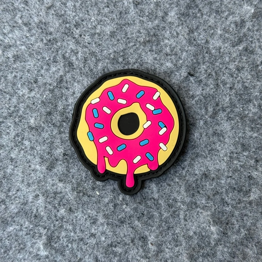Parche PVC táctico donut - Militar con velcro para ropa y mochila - imagen 3