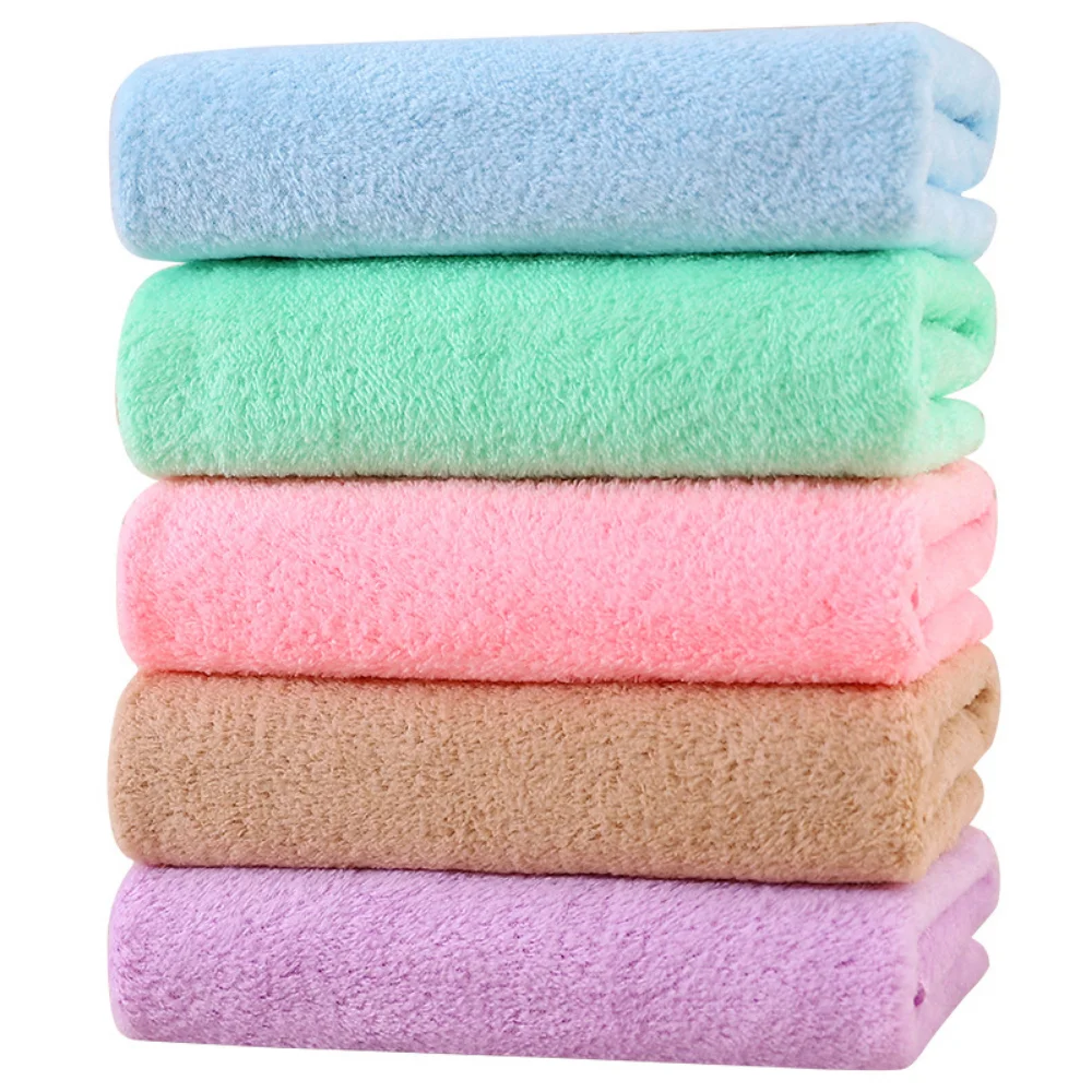 1pcs Simple Absorbent Quick Drying Bath Towel Sets Soft Adults Face Hand Towels Bathroom Microfiber Comefor Swim Bath Towels