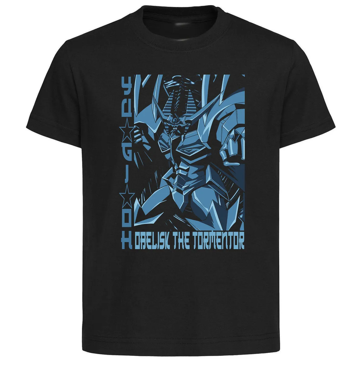 

T-Shirt Unisex Black Japanese Style - Yu Gi Oh - Obelisk the Tormentor - LL3634