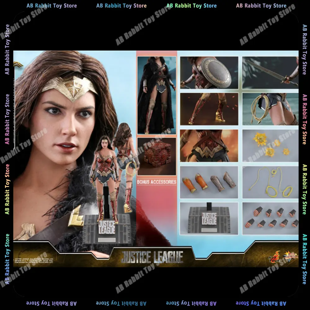 Original 1/6 Wonder Woman 3.0 Action Figure Hot Toys Mms451 Anime Figurine Ht The Avengers Wonder Woman Luxurious Version Toys