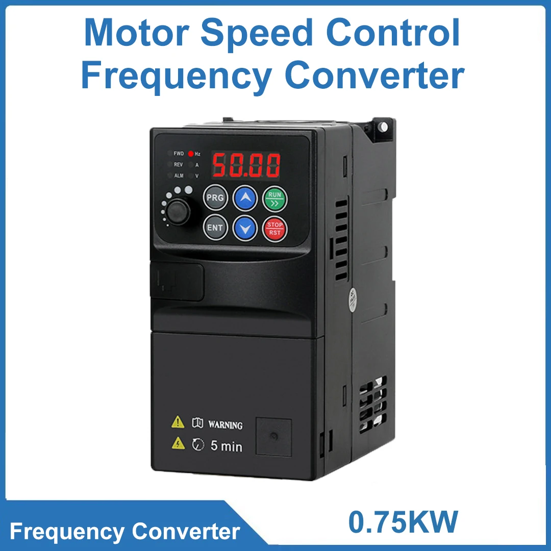 

Преобразователь частоты для однофазных двигателей 220В и трехфазных двигателей 380В для регулирования скорости и преобразования частоты