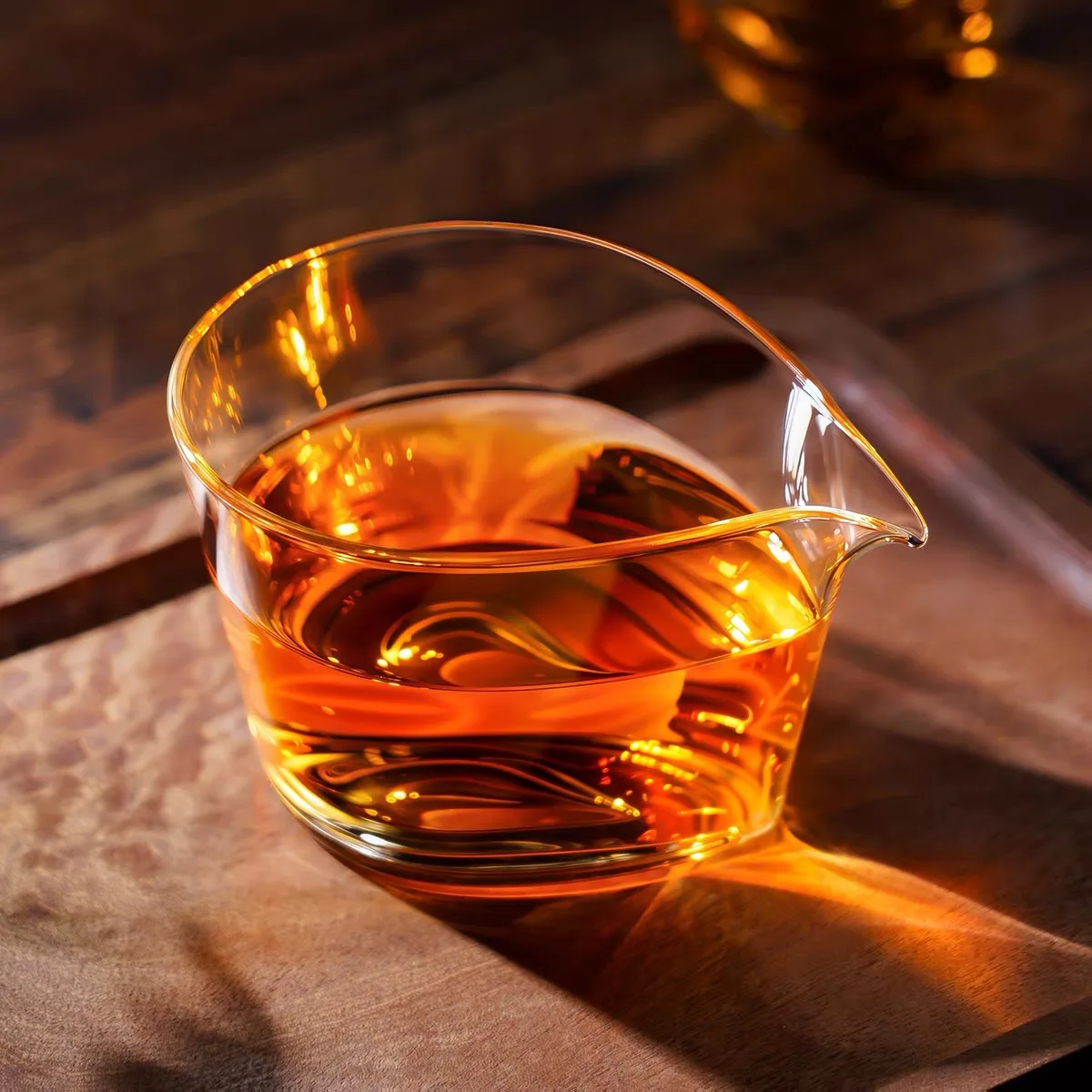 200ML Water Droplet Glass Fair Cup Tea Dispenser Heat Resistant Tea Divider Serving Teacup Chahai Kung Fu Tea Set