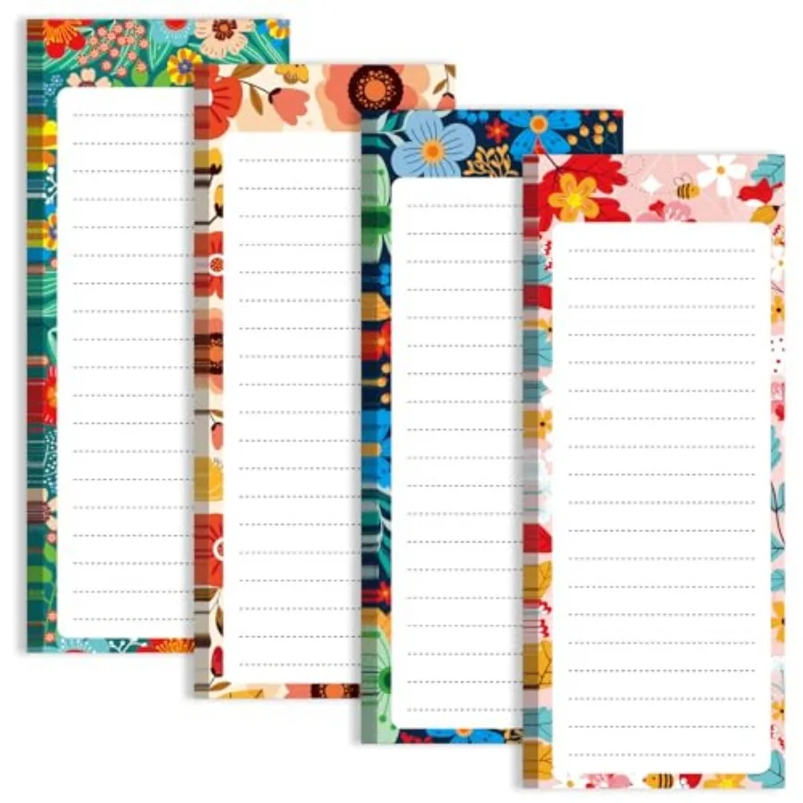 

Magnet Notepads for Refrigerator Magnetic To Do List Notepad for Grocery List Magnetic Memo List Pad for Shopping List Magnetic