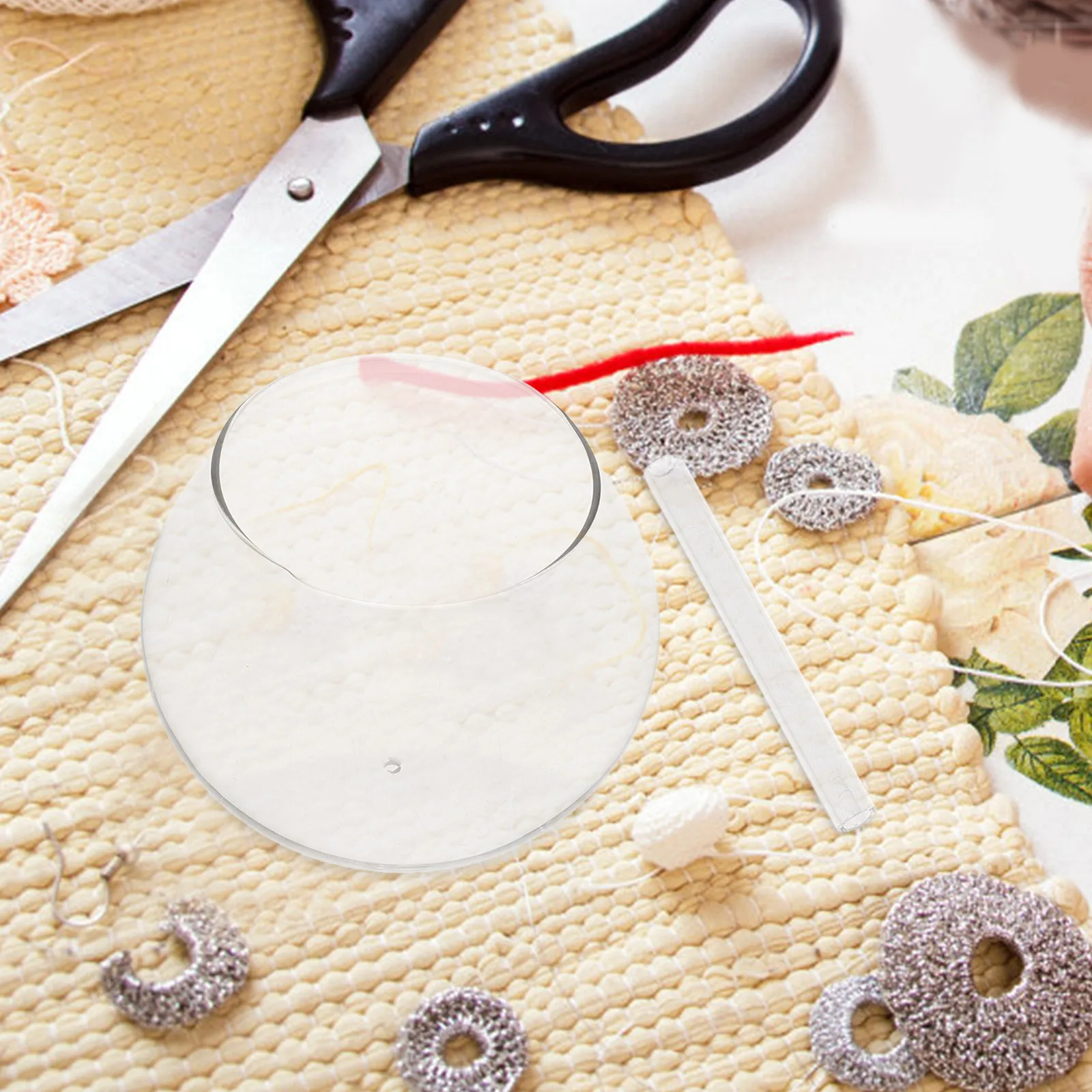 

6Pcs Japanese Glass Wind Chimes Transparent Handmade Wind Bells Outdoor Garden Decor DIY Craft Kit for Adults Unique Home