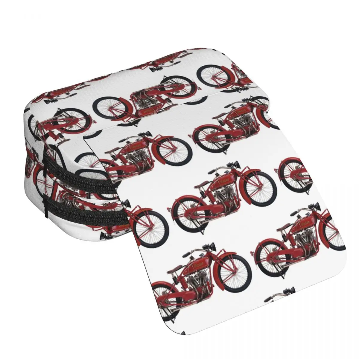 Motorcycle Motor Old Indians Never Die 3 Pencil Case for Kids Gifts Pen Box Pencil Bag Stationery Supplies Pen Holder Bag