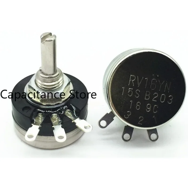 

5PCS Potentiometer RV16YN15SB203 resistance 20K single-turn carbon film adjustable resistor