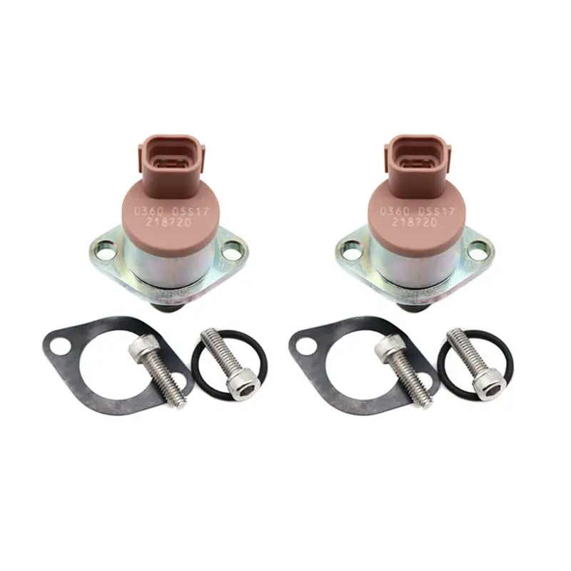Plain 2X For Ford Transit Mk7 2.4 2.2 Fuel Pump Inlet Metering Valve Pressure Regulator Euro4 294200-0360
