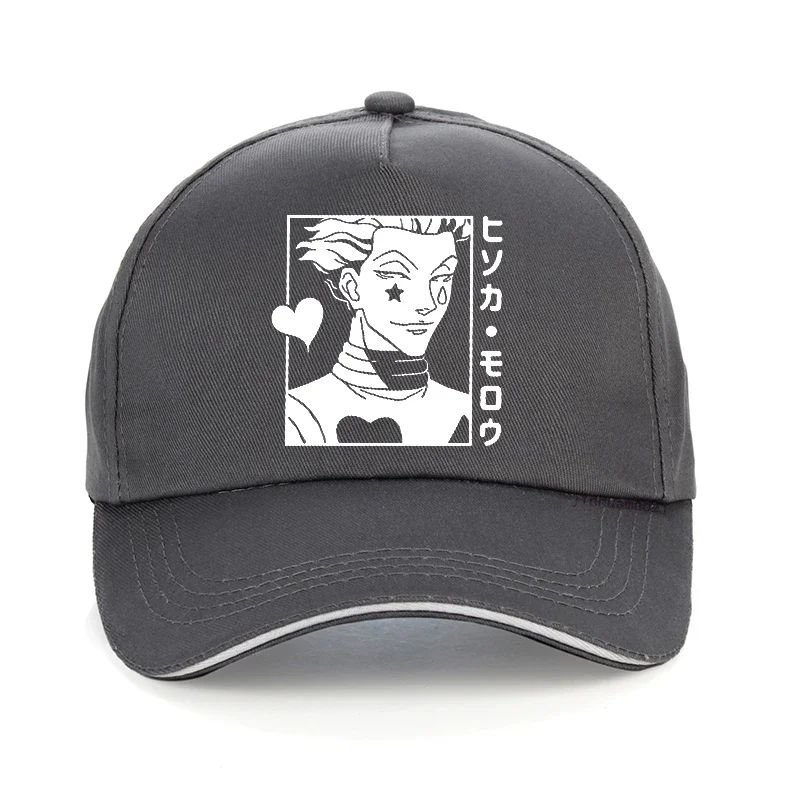 Hisoka Morow Japan Anime Women print baseball cap Harajuku pop men women Full-time hunter hip hop cap Hunter X Hunter hats